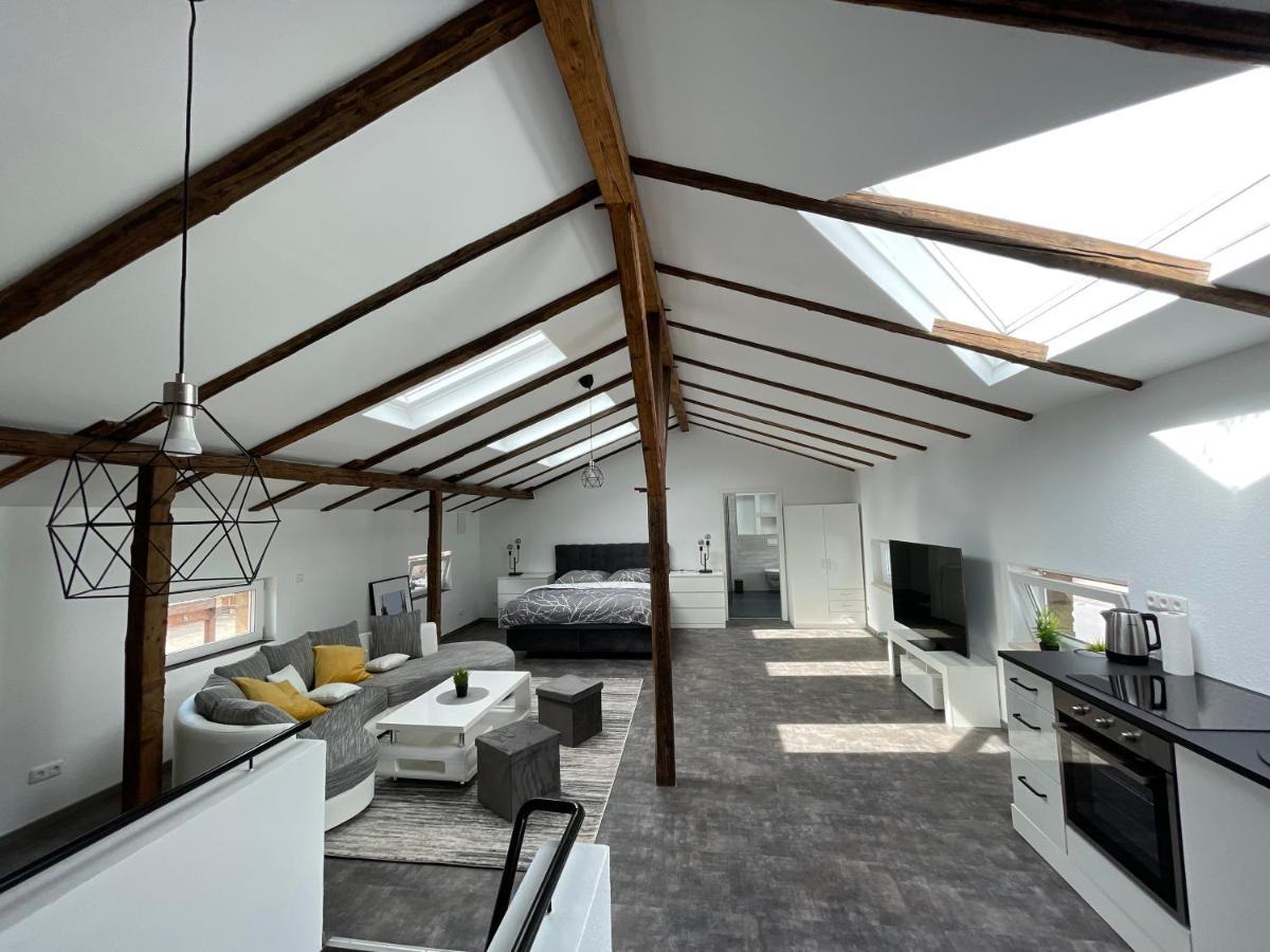 Apartmán Gleis 13 - The Loft Im Ehemaligen Lokschuppen Bückeburg Exteriér fotografie