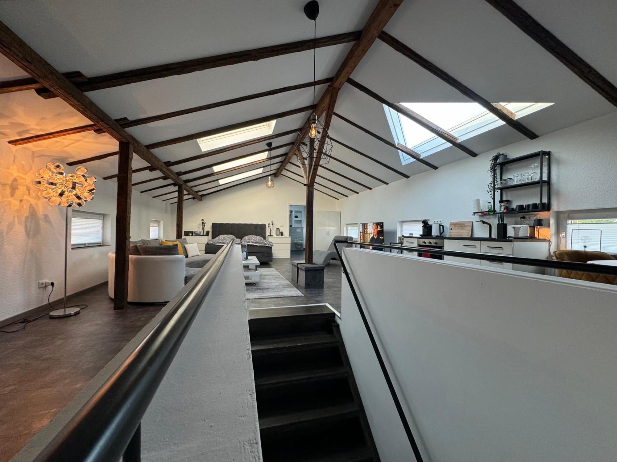 Apartmán Gleis 13 - The Loft Im Ehemaligen Lokschuppen Bückeburg Exteriér fotografie