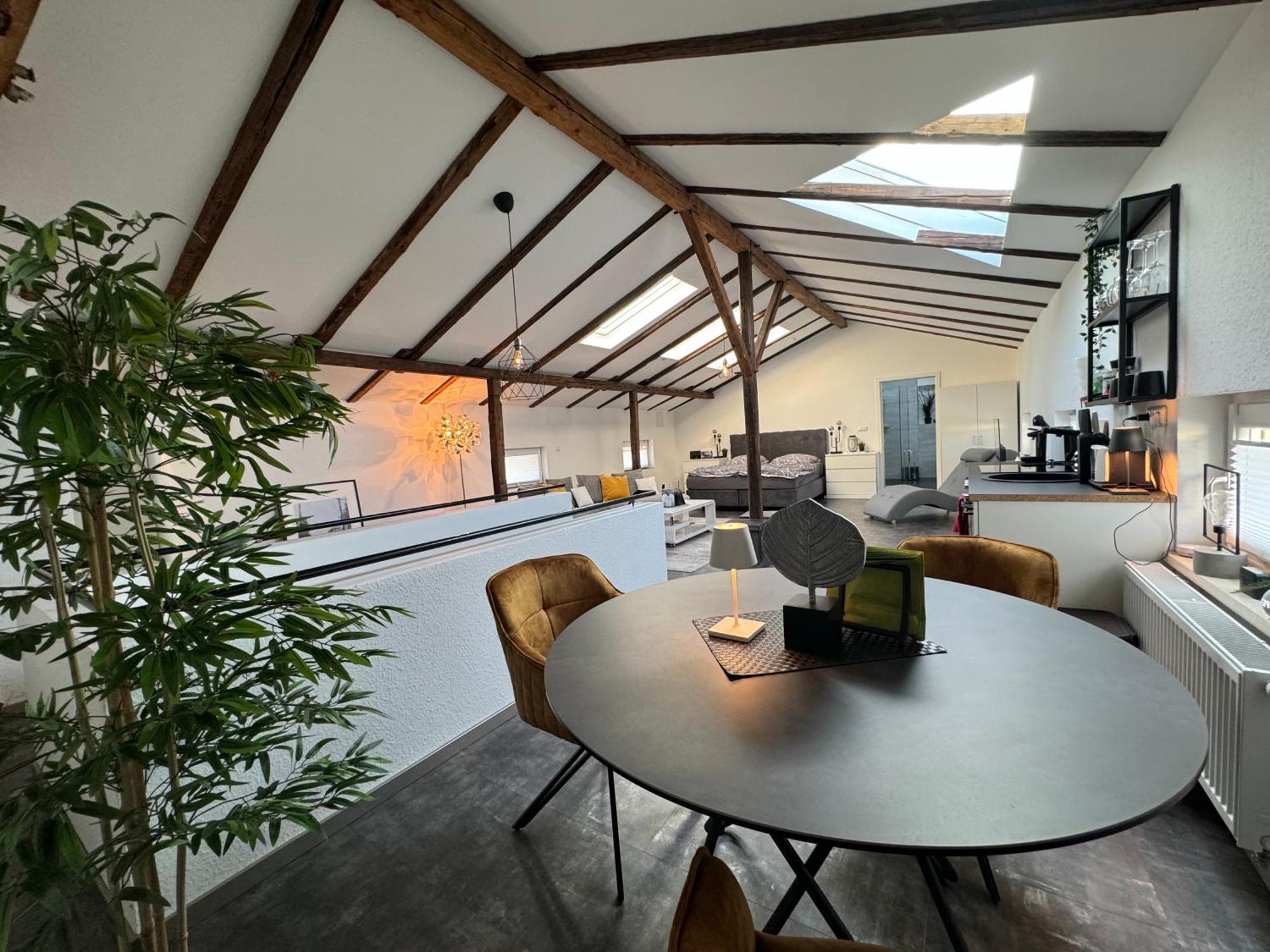 Apartmán Gleis 13 - The Loft Im Ehemaligen Lokschuppen Bückeburg Exteriér fotografie