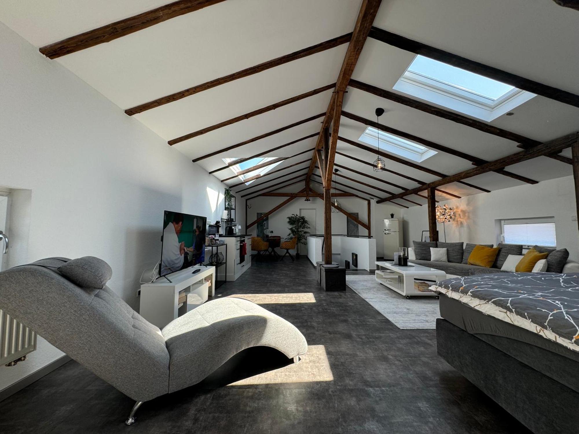 Apartmán Gleis 13 - The Loft Im Ehemaligen Lokschuppen Bückeburg Exteriér fotografie
