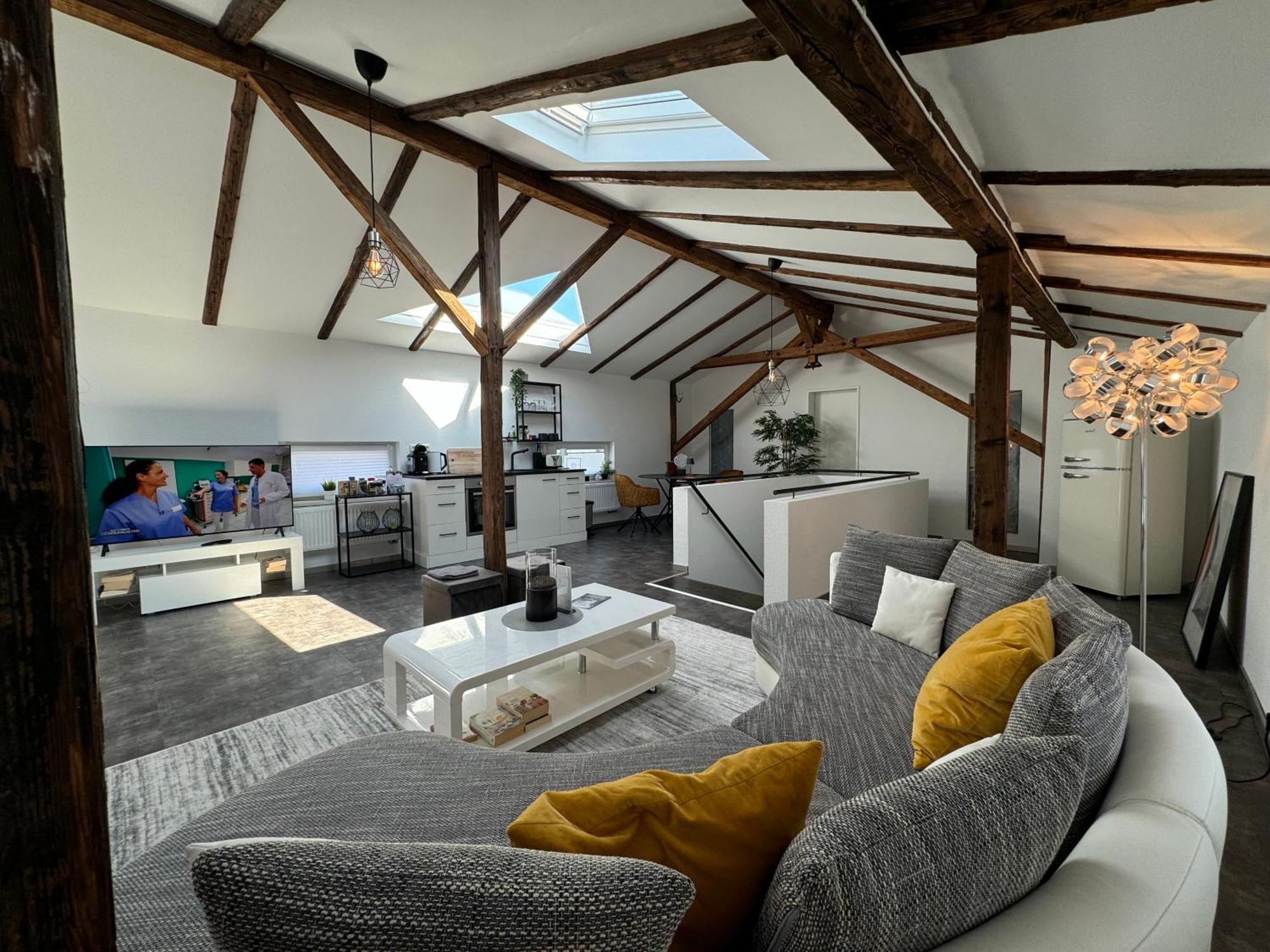 Apartmán Gleis 13 - The Loft Im Ehemaligen Lokschuppen Bückeburg Exteriér fotografie