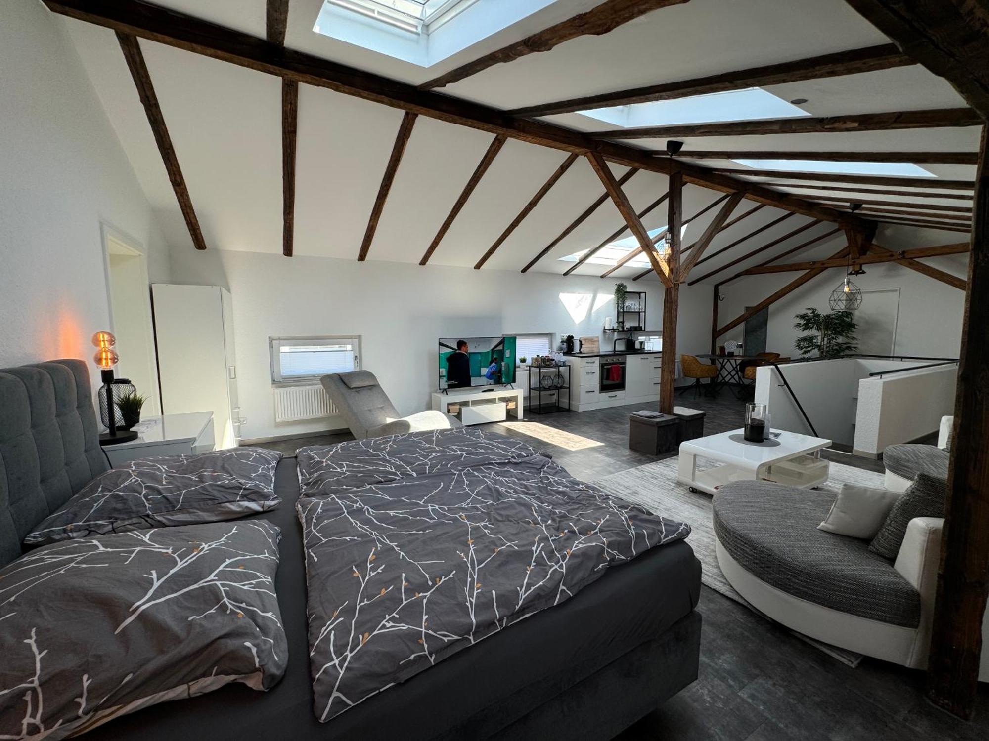 Apartmán Gleis 13 - The Loft Im Ehemaligen Lokschuppen Bückeburg Exteriér fotografie